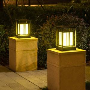 Pilier européen en Aluminium Villa décoration cour porte jardin lampes de paysage - Product Image 4
