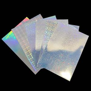 Papier autocollant vinyle imperméable A4 arc-en-ciel compatible avec les imprimantes laser et jet d'encre, imprimable holographique pour promotions - Product Image 2