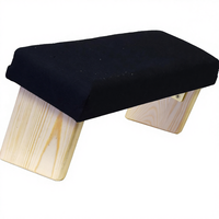 Chaise de méditation pliable en bois noire élégante et moderne, banc de yoga zen, tabouret à genoux, coussin de prière, genouillère Seiza