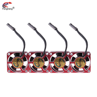 Ventilateur en aluminium haute vitesse 30x30x10mm dc 5v 8.4v moteur DC sans balais ventilateur en aluminium 30mm