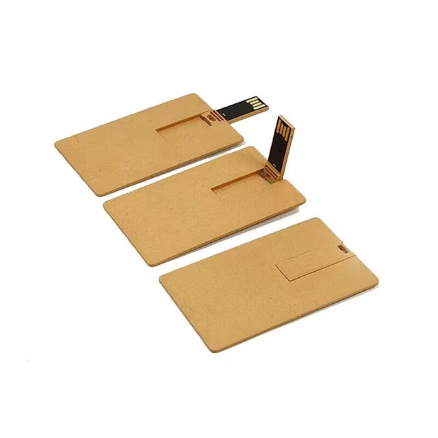 2024 Top Sales Eco-friendly Degradable Card USB Stick 1GB 2GB 4GB 8GB 16GB 32GB 64GB 128GB USB Flash Drives