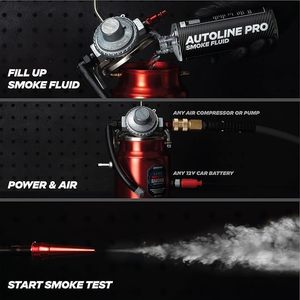 Détecteur <span class=keywords><strong>de</strong></span> fuite <span class=keywords><strong>de</strong></span> fumée automobile AutoLine Pro SS+ACC Série Shop pour système <span class=keywords><strong>de</strong></span> vacuum EVAP <span class=keywords><strong>de</strong></span> voiture avec pression réglable 5-12V - Product Image 6
