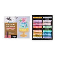 Crayons à l'huile extra doux Mont Marte, tons macaron, ensemble de 26 couleurs pour le dessin des enfants