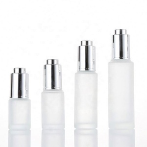 50ml Skincare Serum Glass Dropper <b>Container</b> Refillable Transparent Bottle Facial Oil Hair Oil Bottle - Product Image 2