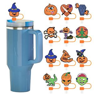 จุกปิดหลอดซิลิโคนกันฝุ่นคุณภาพสูง ขนาดใหญ่ สำหรับตกแต่งฮาโลวีน น่ารัก เส้นผ่านศูนย์กลาง 10 มม. ปลอกหุ้มแบบใหม่สำหรับผู้ใหญ่ - Product Image 1