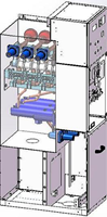 Unidad Anular Aislada a Gas para Interiores, Serie ELX24 de Decom Electric, Ecológica, 12kV/24kV, 630A