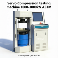 Máquina de Ensayo de Compresión Servoeléctrica Microhidráulica GB/T, Control Hidráulico Estable, Funcionamiento Silencioso, Pruebas de Ultra Alta Presión