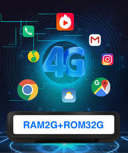 Enregistreur de voiture 4G à quatre lentilles en streaming 12 pouces plein écran miroir Android navigation voiture caméra de tableau de bord 360 degrés - Product Image 3