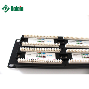 VENTA CALIENTE Sistemas de cableado Ethernet tipo IDC Loded ODF Rackmount Cable Manager 2U UTP 48 Port Cat6 Patch Panel - Product Image 3
