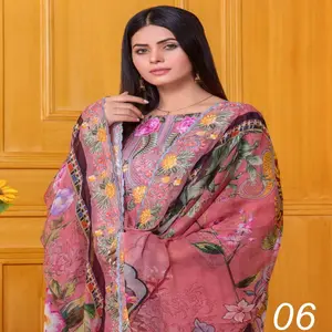 Robes brodées en tissu de gazon, falama pakistan/ghana kameez - Product Image 1