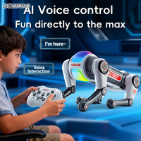 Neuheiten Sprachinteraktiver Tanzender Singender KI-Ferngesteuerter Stunt-Roboterhund Intelligentes Modell für Kinder Lernspielzeug