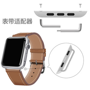 2 uds adaptador de conector para Apple Watch 44mm 40mm 42 45mm 41mm 38 conectores accesorios para <span class=keywords><strong>Iwatch</strong></span> <span class=keywords><strong>6</strong></span> 5 7 8 9 Se acero inoxidable - Product Image 6