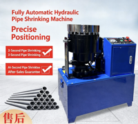 Machine de rétrécissement et d'expansion de tuyaux en acier avec 3 moules pour la réduction de diamètre des raccords de tubes