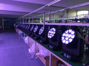 شعاع فائق براقة جديد 12x40W RGBW إضاءة LED برأس متحرك يمكن أن تكبير للمسرح DJ ليلي - Product Image 4