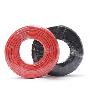 Wholesale Single Core Or Dual-Core DC Solar Cable XLPO Insulation PV1-F 2.5mm 4mm 6mm 16mm Solar Cable
