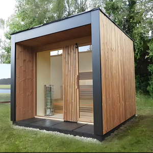 Sauna Tradicional de Vapor Seco e Infrarrojos Lejanos para 2 Personas, con Panel de Control por Computadora de 12KW, de Cedro Rojo/Hemlock, con Calentador Eléctrico de 220-240V - Product Image 4
