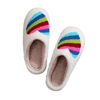 Groothandel Valentines Dames Winter Warme Schoenen Indoor Huis Slippers Custom Fuzzy Fuzzy Traagschuim Slippers
