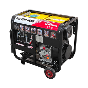 Rth 3.5/5/6/7/8/10/12kw/kva נייד וחסכון באנרגיה אחד צילינדר פתוח מסגרת פתוחה גנרטור 220v/380v 192fd 2v80 - Product Image 3