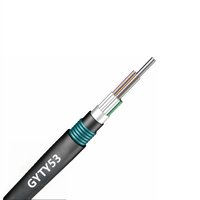 Câble Optique Extérieur Blindé et Doublement Gainé GYTY53 en Promotion pour Enfouissement Direct/Canalisation/Aérien Monomode G652D/G657A1/A2