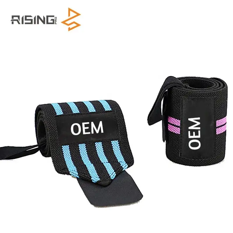 Rising power with nylon weight lifting wristband weightlifting wrist straps