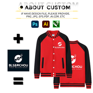 Vestes de Baseball Brodées en Offre Spéciale à Col Montant Sweatshirts Personnalisés pour Hommes Polaire Varsity Vestes Oem avec Logo - Product Image 3