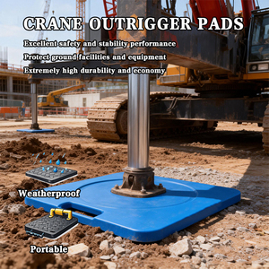 Almohadillas para grúas/camiones cesta Bigfoot, tapetes <span class=keywords><strong>DICA</strong></span> para grúas, que ofrecen una base grande y estable para camiones cesta - Product Image 1