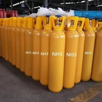 Ammoniac liquide de haute pureté 99,9 % 99,999 % 840L 800L 400L 130L 100L 40L Cylindre d'ammoniac liquide pour processus industriels