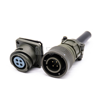 Connecteur circulaire industriel Amphenol CA3102A14S-2S, 4 broches, étanche, prise femelle à montage sur panneau
