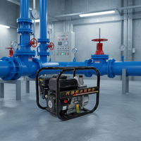 Bomba de Agua a Gasolina de Alto Caudal de 3 Pulgadas, 7.5HP, 60m³/h, 41.8m de Altura, Bomba Centrífuga para Riego Agrícola con Filtro de Acero Inoxidable