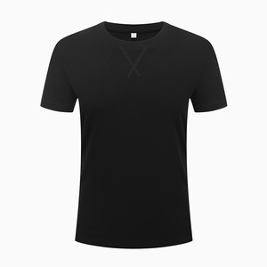 Camiseta Personalizada de Color Sólido, Algodón, Manga Corta, para Ocio y Promoción, Azul Gris, Azul Oscuro, Blanco, Negro, Caqui, SNS-RY6605 - Product Image 4