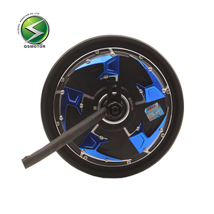 Бесщеточный двигатель QSMOTOR 10 дюймов V4 6000W PRO с двойным датчиком Холла 50H, улучшенный, с дисковым тормозом, водонепроницаемый, для электровелосипедов - Product Image 1