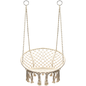 Cómoda Silla Colgante de Jardín Moderna para Exteriores, Hamaca de Cuerda con Estructura de Aluminio para Uso en Exteriores - Product Image 6