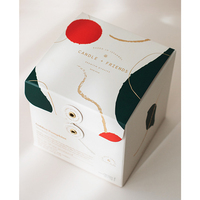 Boîte vide pour bougie avec logo personnalisé, conception gratuite, œillets et cordon, design de luxe, 8 oz, en carton gaufré, pelliculage mat, recyclé