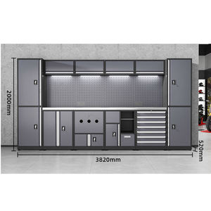 Aanpasbare, robuuste, modulaire werkplaats gereedschapskast van staal, ijzeren werkbank, garage werkstation, opslag met OEM-ondersteuning - Product Image 5