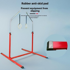 Ensemble d'équipement d'entraînement de gymnastique récréative intérieure pour enfants Formule d'obstacle en acier pour cheval de pommeau - Product Image 1