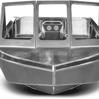 Mini jet ski en aluminium de sécurité fabriqué en usine au Guangdong, moteur puissant à 1 cylindre, 1 place, 12' de longueur, vitesse de 50 km/h, 1100 CC