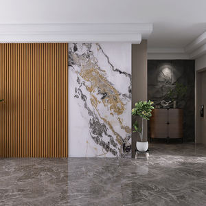 <span class=keywords><strong>PVC</strong></span>壁パネル装飾キッチンキャビネット高光沢UV大理石シート - Product Image 4