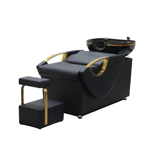 Friseursalon Möbel Rück spüle inheit Shampoo Becken Friseur ausstattung Metall Liege Shampoo Bett - Product Image 2