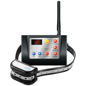 Collar de Adiestramiento Inalámbrico para Perros, Valla Electrónica Inalámbrica para Mascotas, Control Remoto, Rango Ajustable, Impermeable - Product Image 1