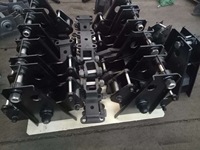 Suspension mécanique allemande robuste à 2 essieux pour semi-remorque de 16 tonnes en acier avec haute visibilité pour IRAP