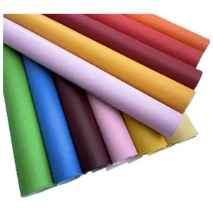 Pasta de preenchimento de arquivo personalizada para pasta escolar, sacola de documentos em couro PU A4 e pasta de arquivo em couro PU com almofada de papel
