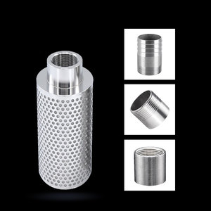 Van điều khiển nước lọc trước màn hình đục lỗ xi lanh 1/2 "Nữ chủ đề hai lớp nắp lọc - Product Image 6