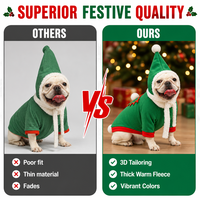 Ensemble de costumes de cosplay pour animaux de compagnie, tricotés, écologiques, amusants, pour le printemps, l'été, Halloween, Noël, motif dessin animé, mignon, pour fête, vente en gros