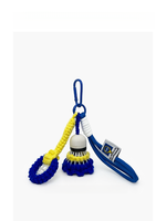 Porte-clés en peluche sur le thème du sport, raquette de badminton et volant de badminton, design créatif, luxe