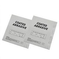 Papier abrasif en oxyde d'aluminium imperméable Qinglong blanc carré moyen pour le ponçage, le polissage et l'ébavurage du bois et du métal, anti-encrassement