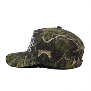 Casquette de baseball sportive à 5 panneaux, personnalisée, pour la randonnée en plein air, l'alpinisme, avec logo brodé et impression vert écran - Product Image 3