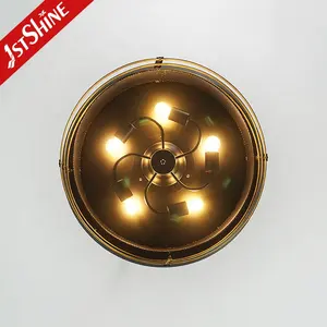 1stshine Ceiling Fan High Quality 52 Inches PC Blades Invisible Ceiling Fan With Led Light