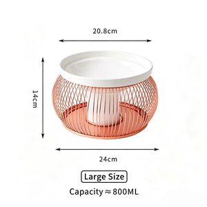 Runder Esstisch Keramik-Servierplatte mit Kerzenwärmer für Restaurant Hotel Künstlerische Atmosphäre Einzigartige Merkmale - Product Image 6