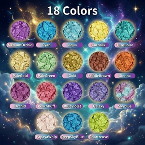 LEQU Happy And Fun - Kit de Polvo de Mica Natural en 18 Colores, Pigmento de Grado Cosmético para Manualidades, Venta al Por Mayor - Product Image 2