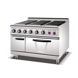 Professional High Efficiency Stainless Steel 6 <b>Square</b> Plate Heater Food Warmer <b>Combination</b> Electric Stove Oven for Restaurants - Product Image 1